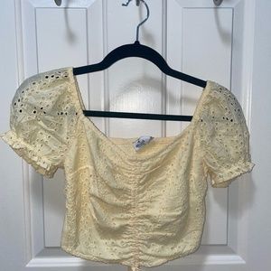 Yellow Blouse from Hollister